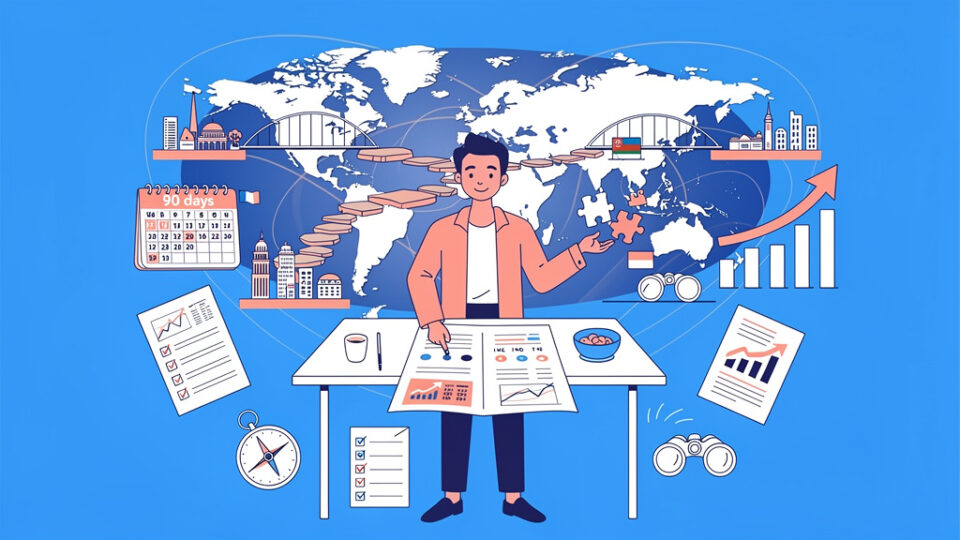Twoje pierwsze 90 dni jako Global Expansion Manager: Plan działania
