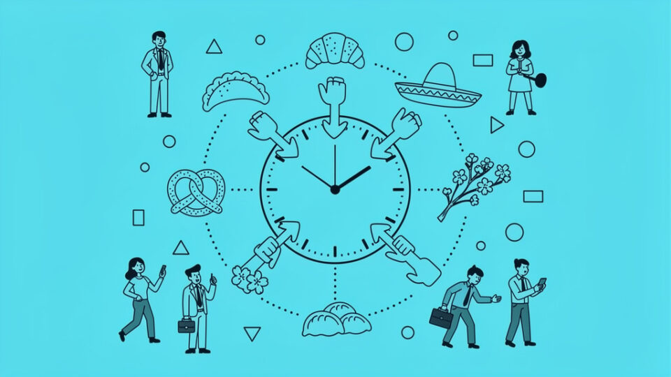 Podejście do czasu: Dlaczego "za pięć minut" w różnych krajach oznacza co innego?