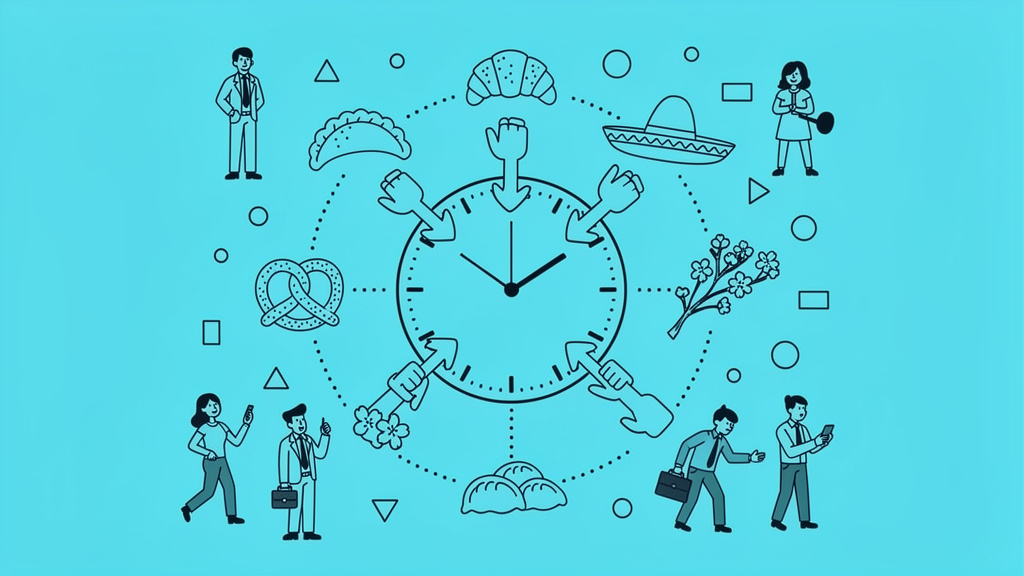 Podejście do czasu: Dlaczego "za pięć minut" w różnych krajach oznacza co innego?